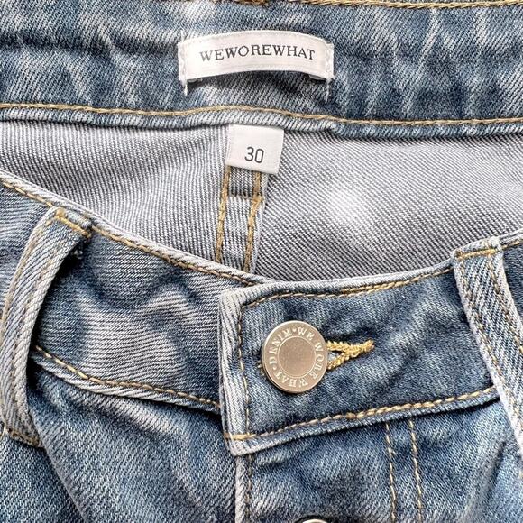 WeWoreWhat The Danielle High Rise Distressed Jeans Size 30 - Picture 4 of 12